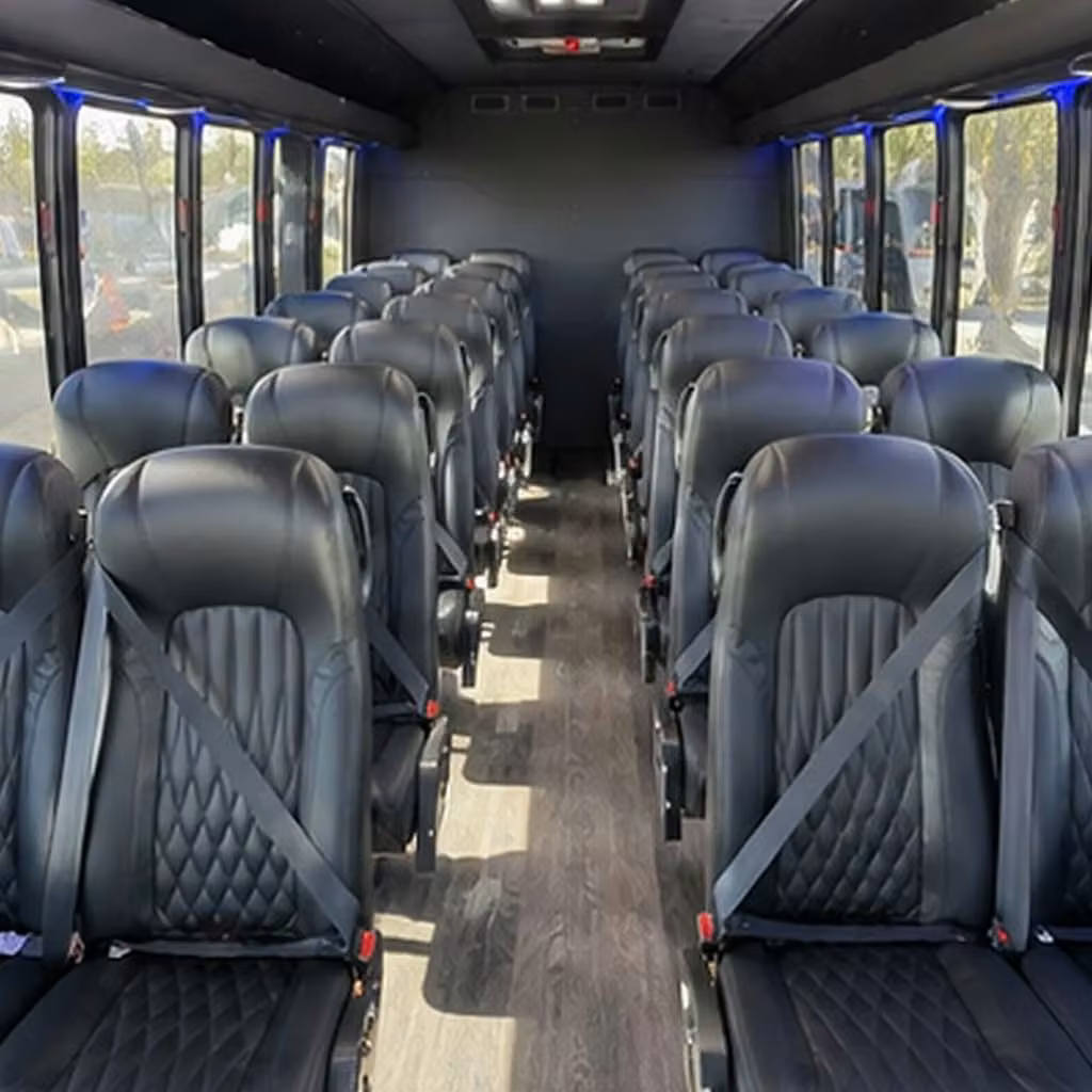 25 passenger minibus interior
