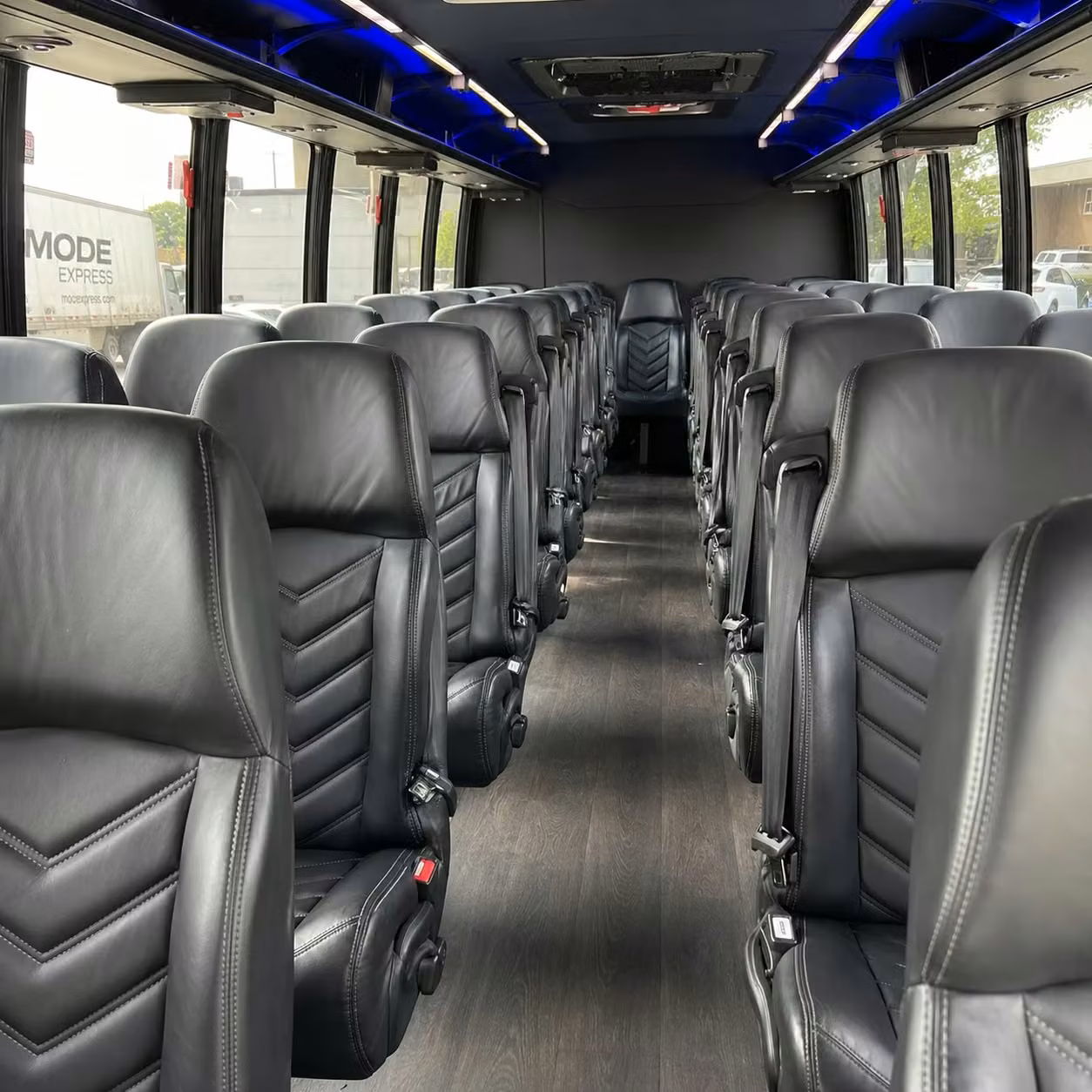 35 passenger minibus interior