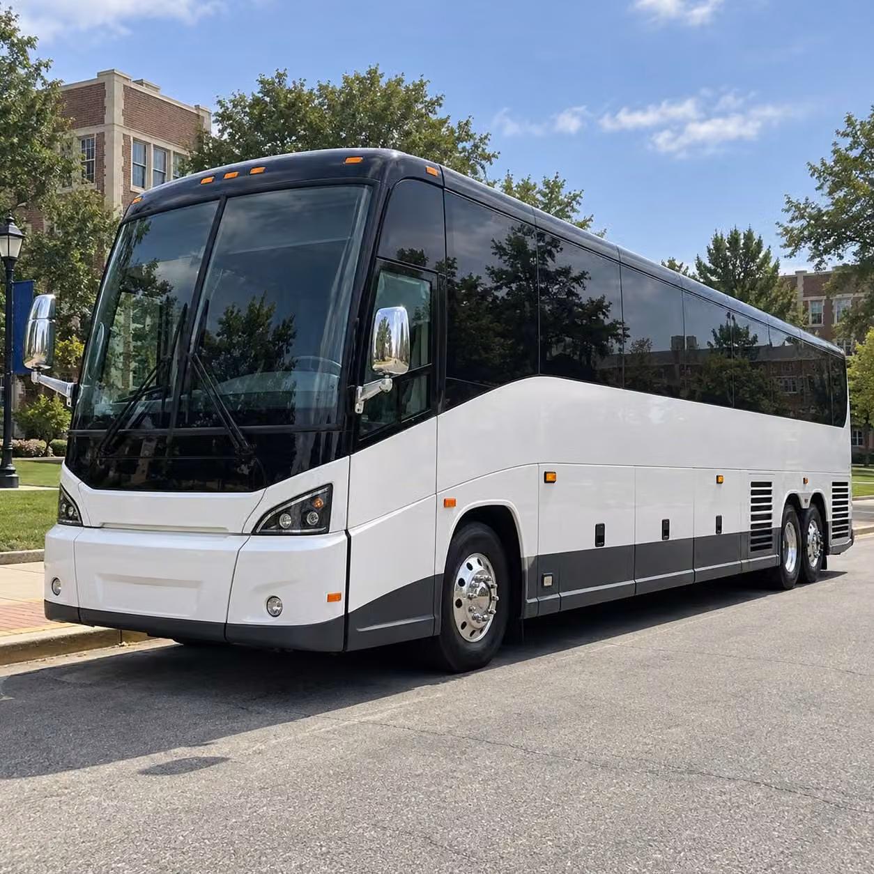 jurupa valley charter bus rental exterior