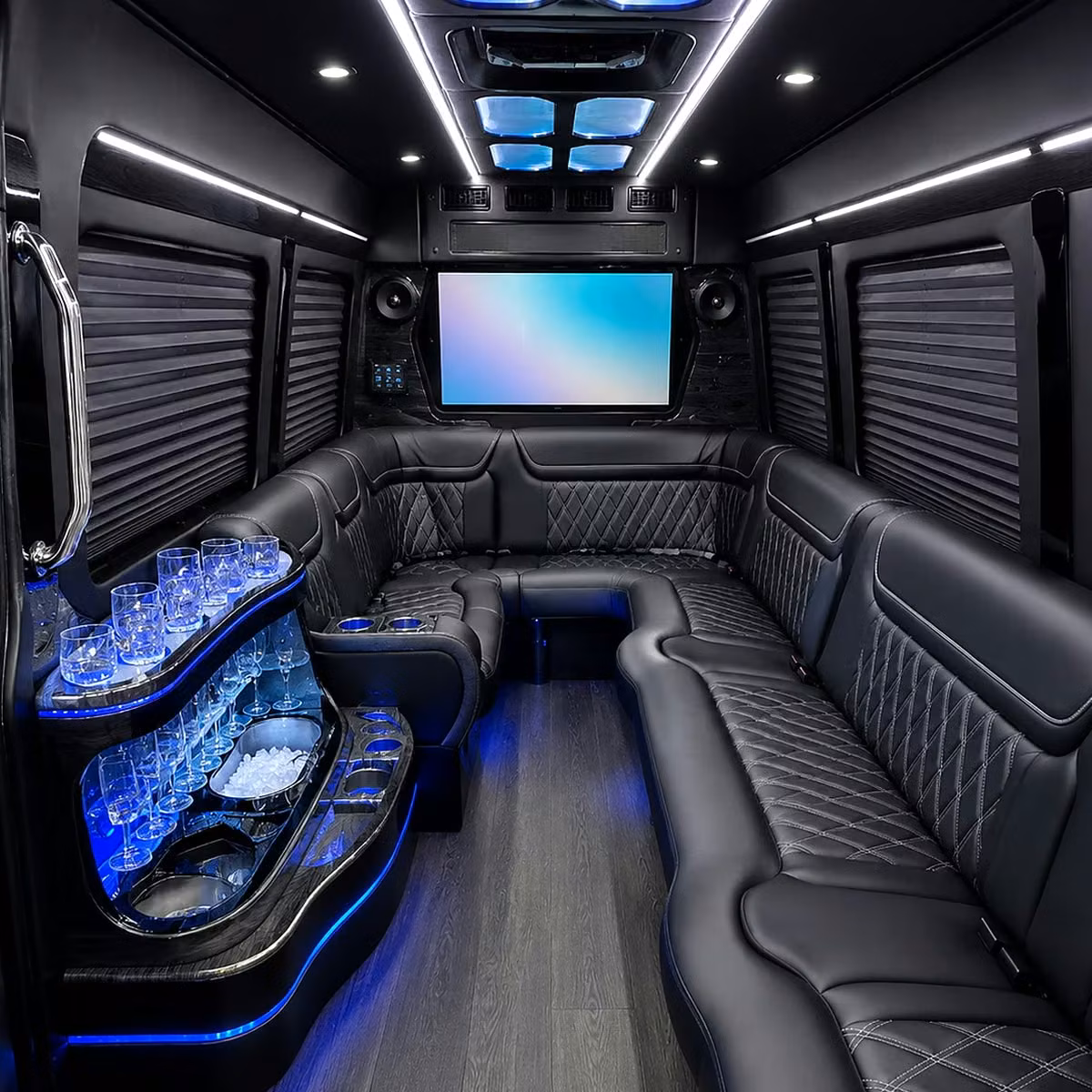 party bus interior